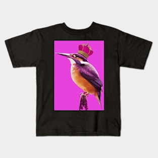 Bird with Crown Kids T-Shirt